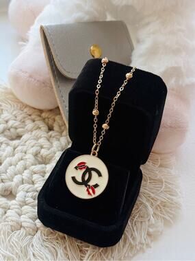 ✨ Vintage ONLY 1! CHANELGraphic Upcycled Necklace: BOGO Sale! ✨